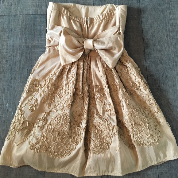 Gold Party/Wedding/Prom Dress - Picture 3 of 5